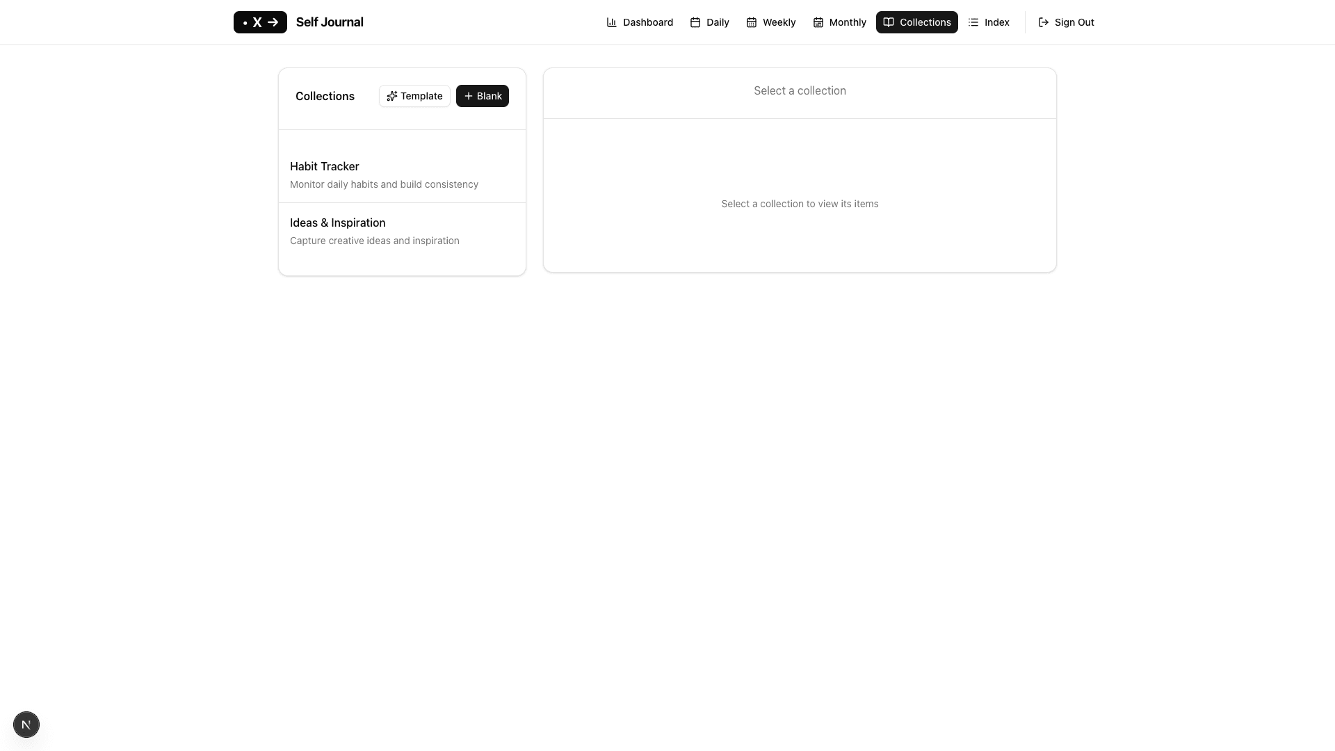 Collections - Organize your tasks and notes into custom collections for projects and goals